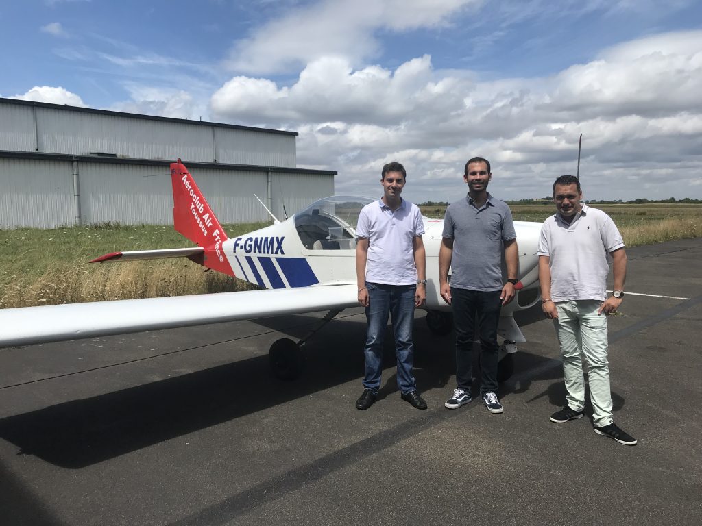 Charles a obtenu son PPL AIR FRANCE Toussus